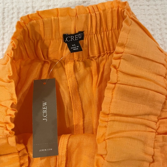 NWT J Crew women’s orange shorts size extra small - Picture 3 of 4